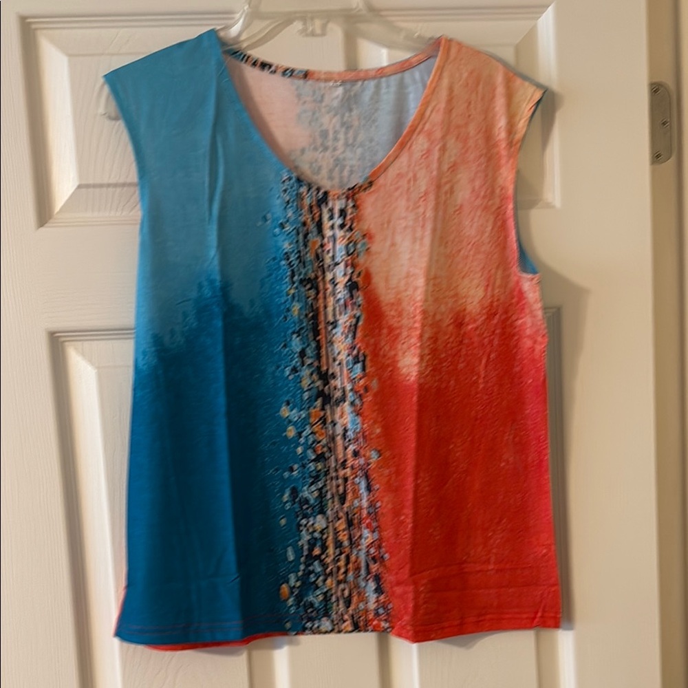 Colorful Women's Sleeveless Top